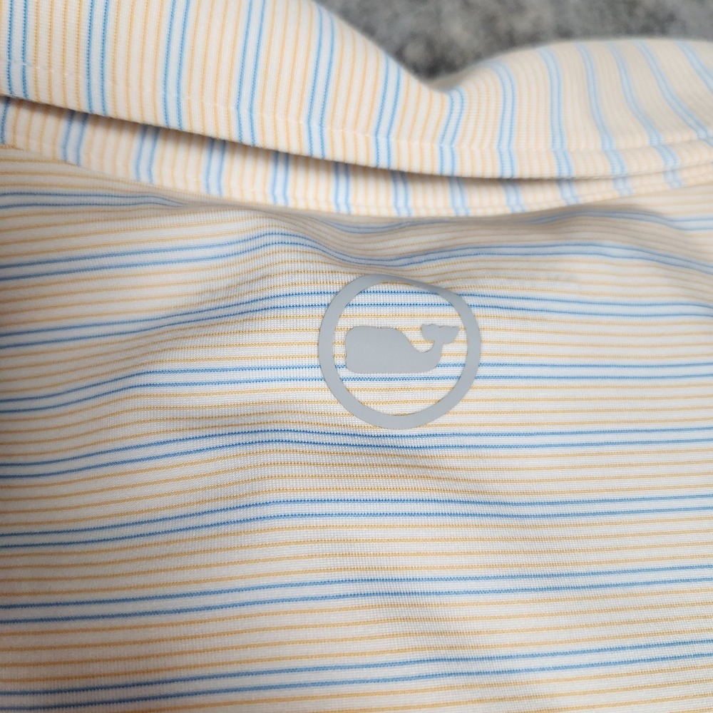 Vineyard Vines OTG Performance Sankaty Polo Men 2XL XXL Multicolor Striped Golf - Picture 6 of 8